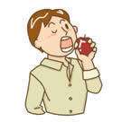 歯周病リンゴ